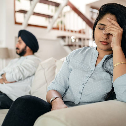 Couple experiencing heartbreak