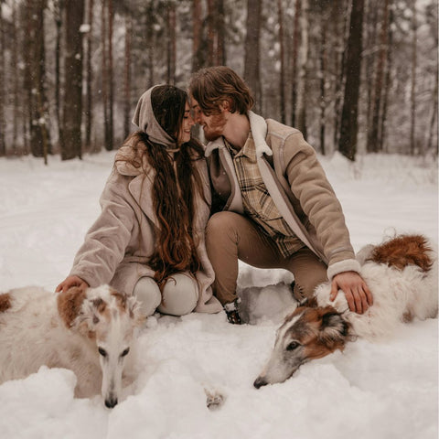 Couple with Pets