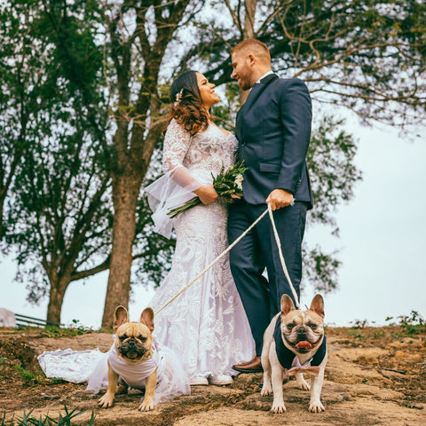 Couple with pets