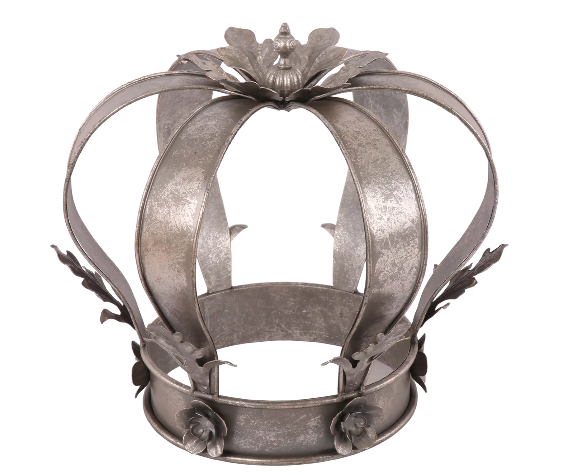 Krone i aluminium Ø26 x 26 cm