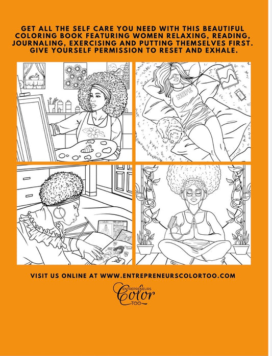 80's Ladies Adult Coloring Book – Entrepreneurs Color Too