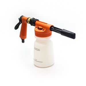 Garden Hose Foam Gun With 6 Settings Orange Carwashcloth Car Wash Cloth