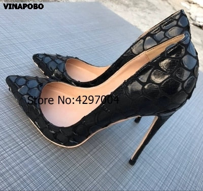 black snake pumps