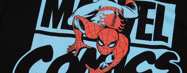 Marvel Comic Spider-Man Black Tee