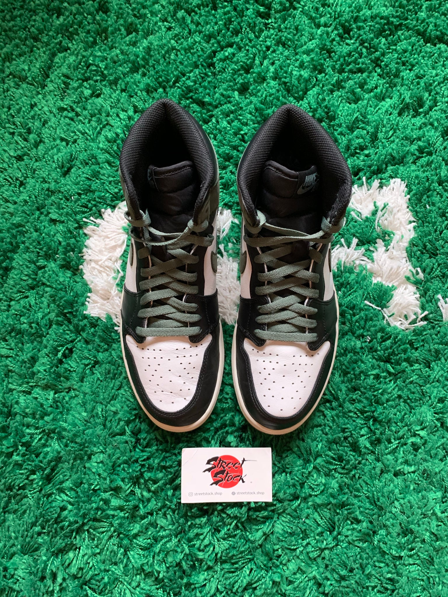 jordan 1 clay green size 10