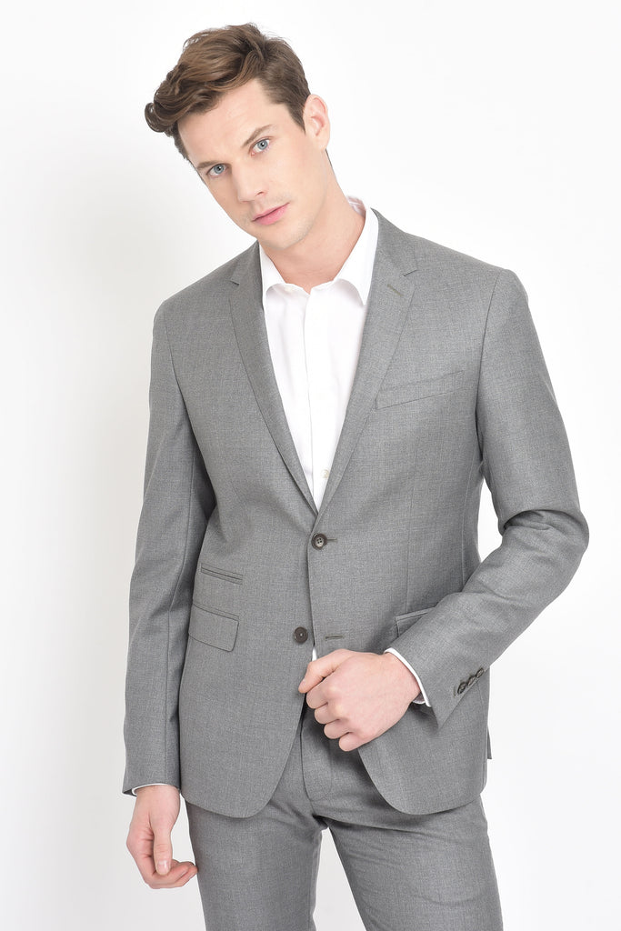 Veste De Costume Homme Gris Clair Marcy Paris