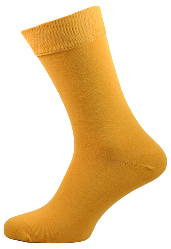 Mustard Cotton Socks | socksupermarket
