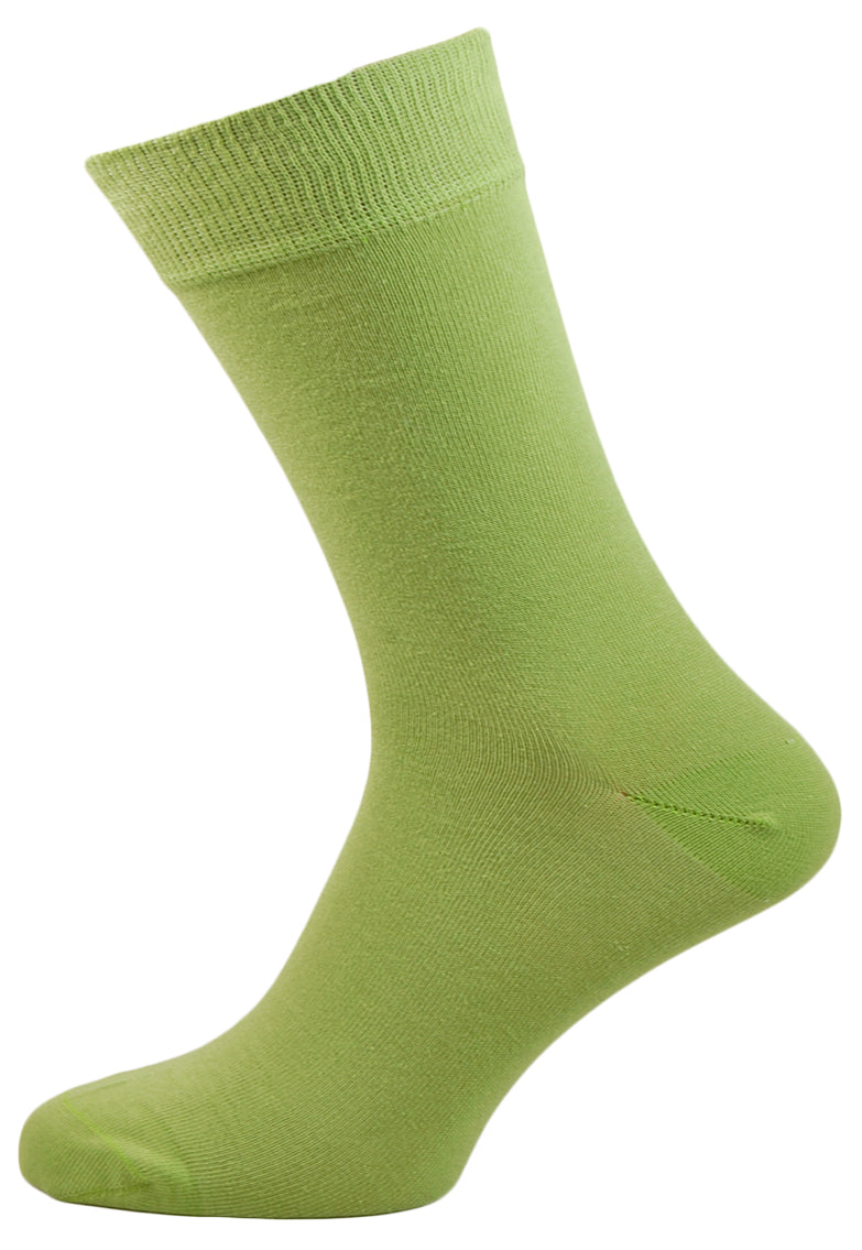 Sage Green Cotton Socks | socksupermarket