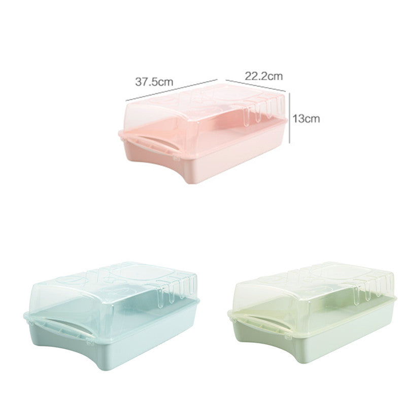 Shoe Plastic Storage Box Container Transparent Organizer Drawer
