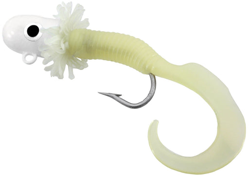 Stellar Fish Jig Head (6 Pack) with Double Eye Head, Sharp Fishing Hooks  for Freshwater and Saltwater (Silver, 1/2 Ounce)