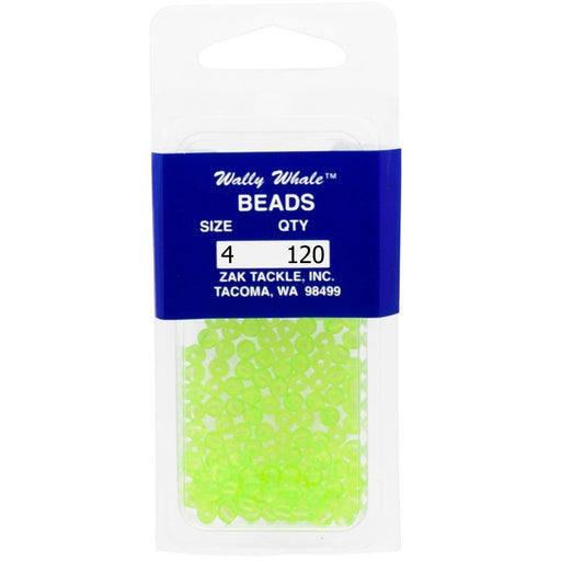 Solid Chartreuse Bead - Size 4mm — Gibbs Fishing