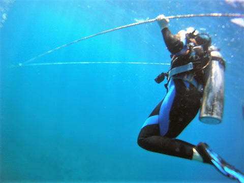 Scuba Diver Clearing Blocked Ears