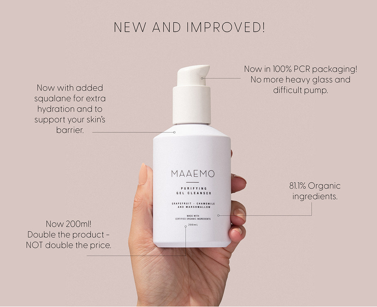 MAAEMO Organic | Purifying Gel Cleanser | Australian Organic Skincare