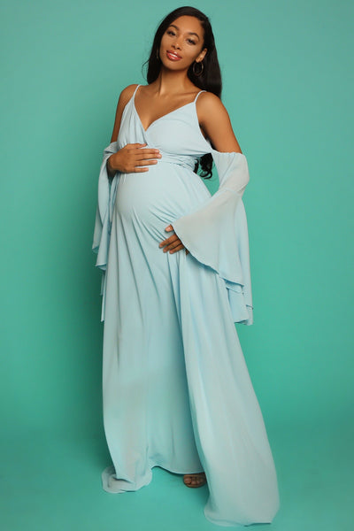 Maternity Maxi Dresses For Baby Shower : Beige Maternity Dress Long ...