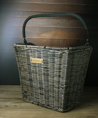 Basil Bremen Basket - With Klickfix Mount - Seagrass – Blackwell & Sons