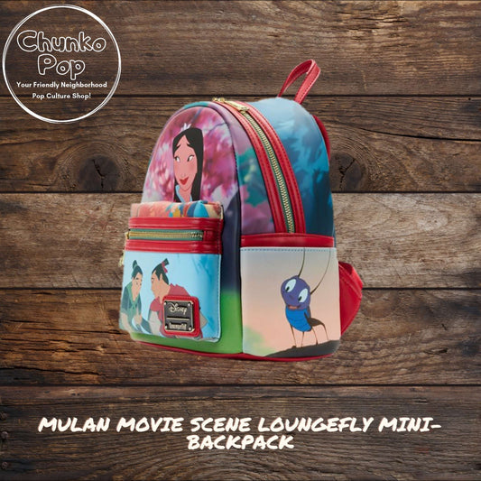 Beauty and The Beast: Library Scene Loungefly Mini Backpack