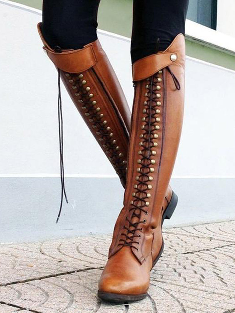 casual lace up boots