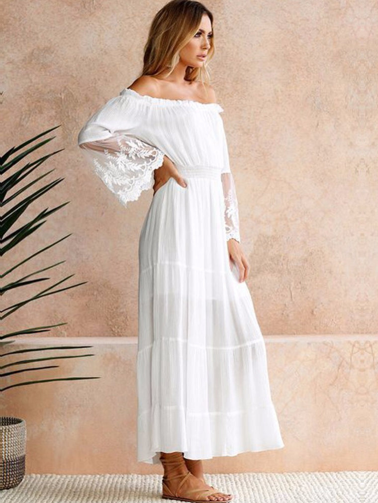 boho cotton maxi dress