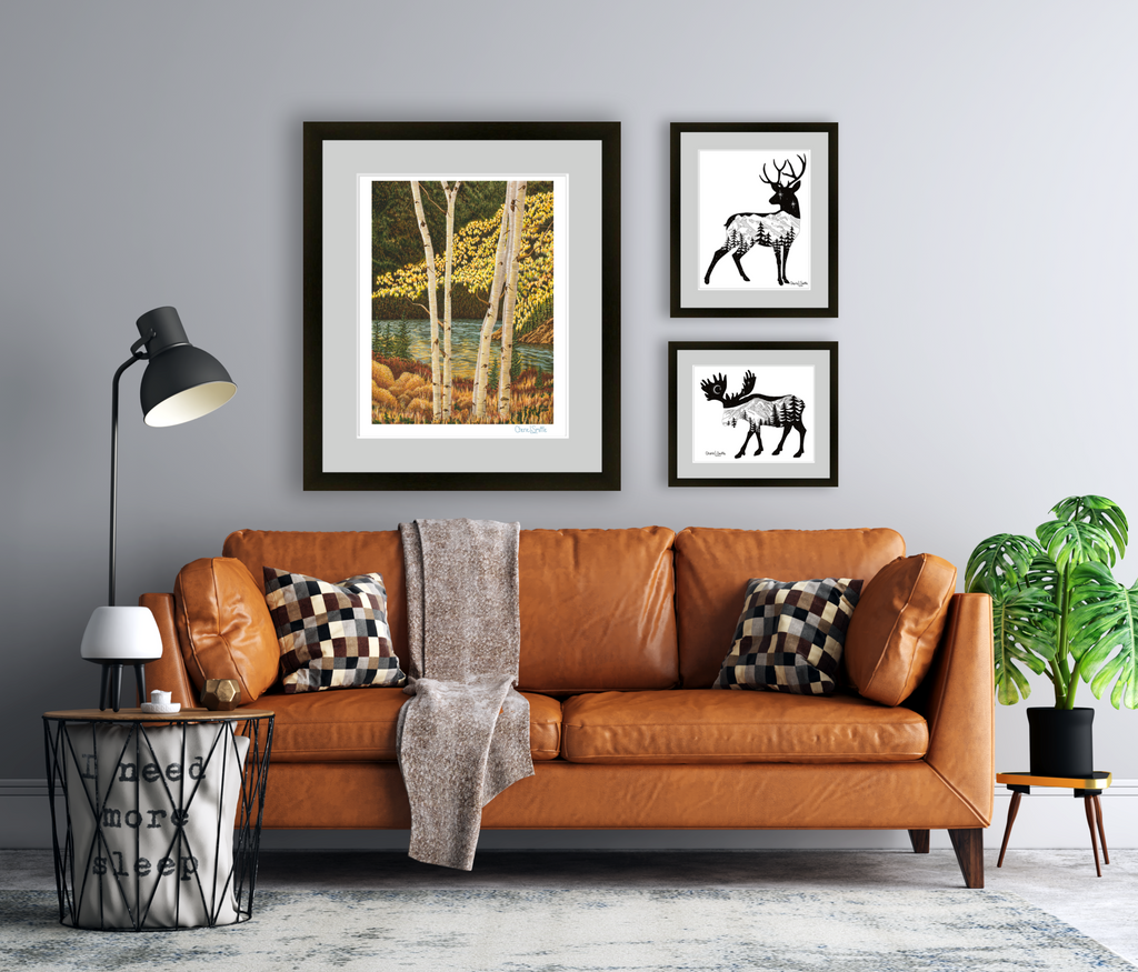 Print: Moose Mountain – CherieSmittleArt