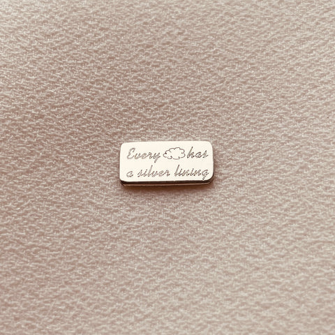 By Leahy, Fine Jewellery Graduation Gift Sentiment Slip, Every cloud has a silver lining