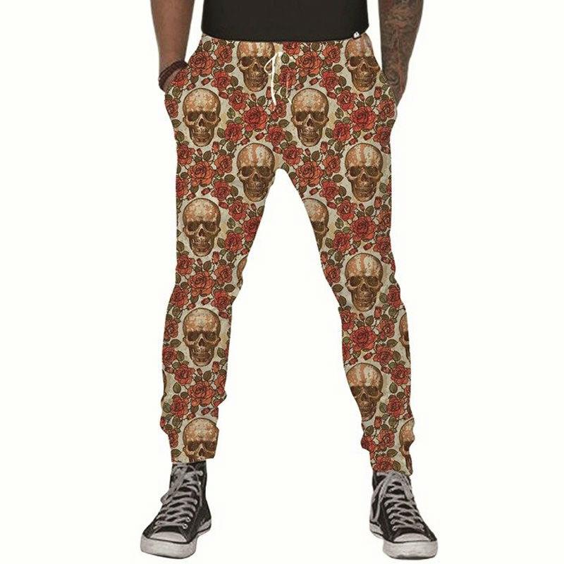 printed joggers for men