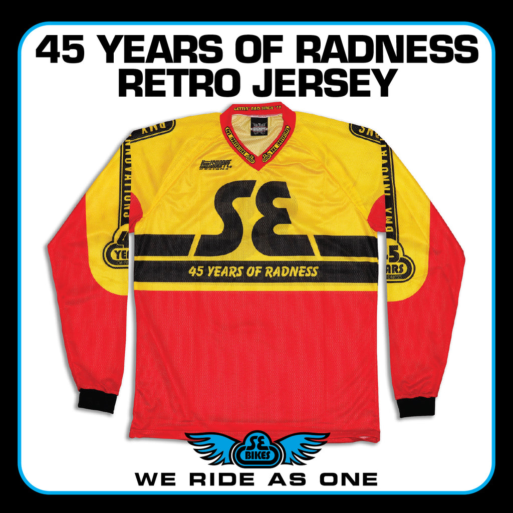 45 Years of Radness Retro Jersey – SE BIKES Powered By BikeCo