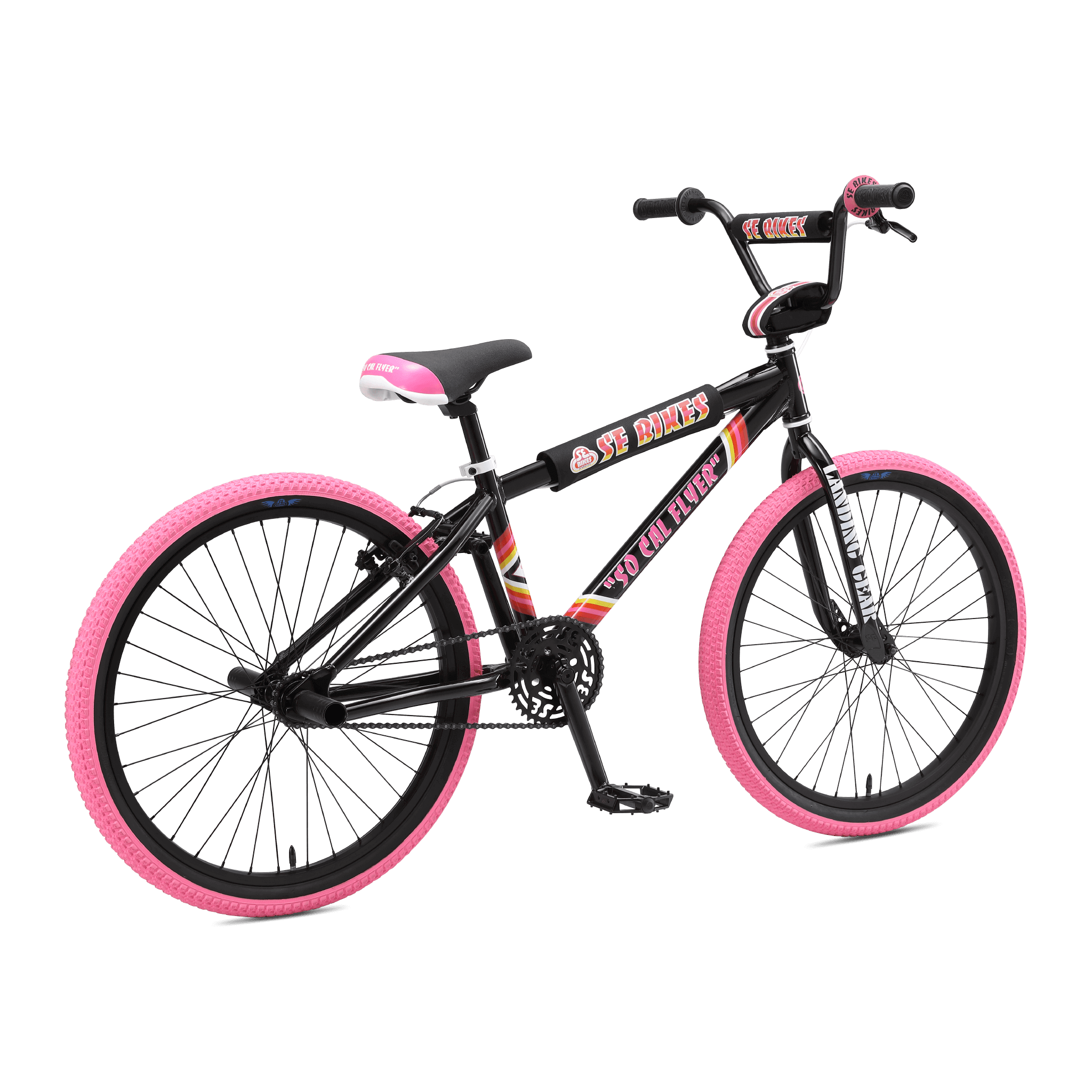 pink and black se bike