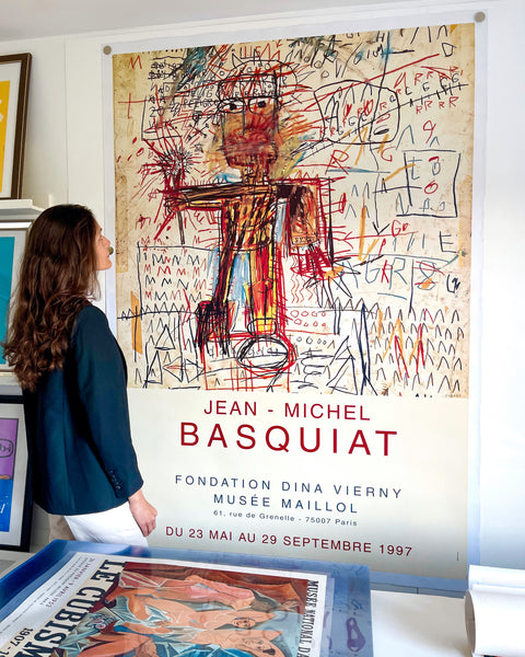 Jean Michel Basquiat Poster Louis Vuitton Fondation Homage 