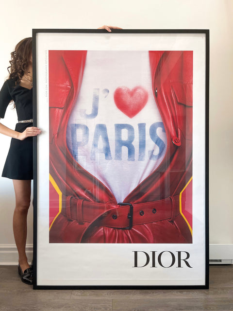 Original poster Dior Parfum Eau sauvage Largo Winch Philippe FRANCQ