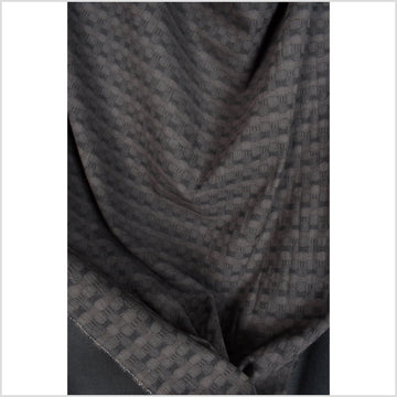 Grey Dyed Crepe Fabric