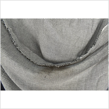 Gray and White Pinstripe Cotton Napkin – Nantucket Looms
