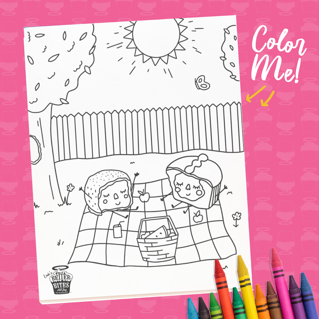Picnic Day Coloring Pages / Coloring Pages Family Picnic - Coloring