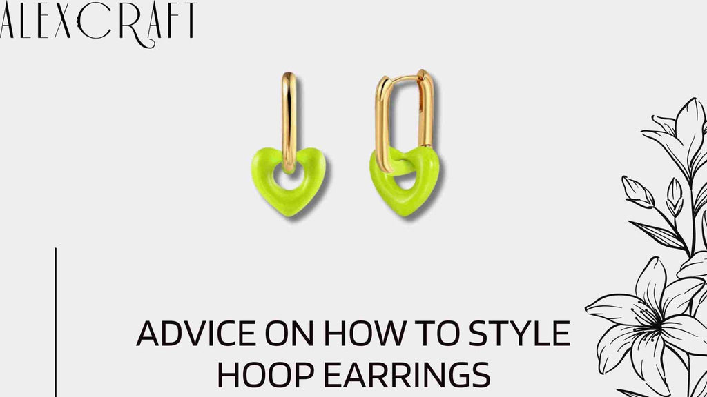 advice on how to style hoop earrings