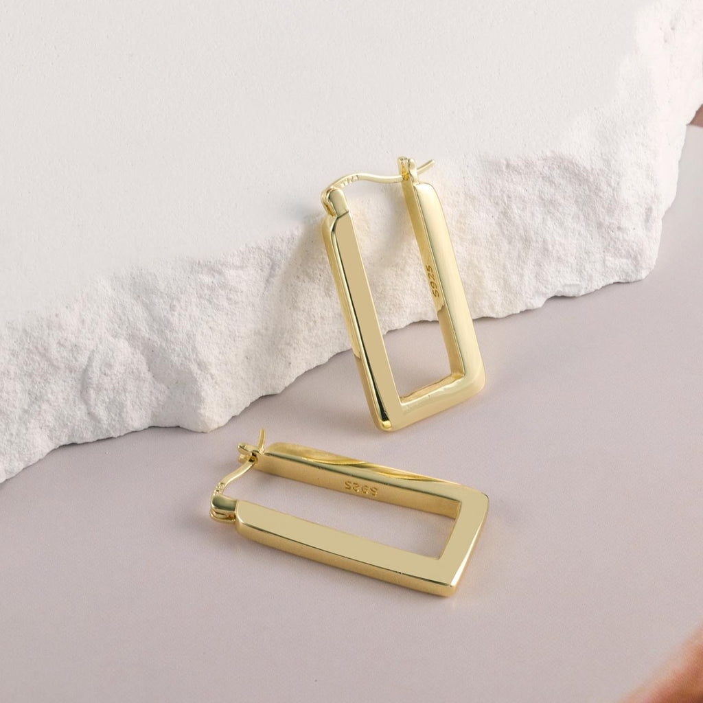 rectangle earrings