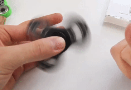 Fidget Spinner Black  The Original Spinner – EverydayEducate
