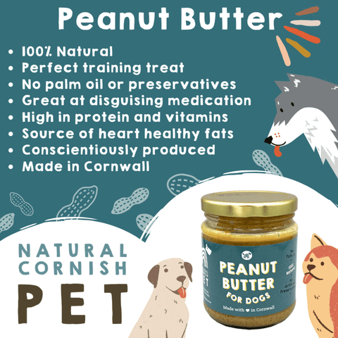 Natural Cornish Pet Shop Peanut Butter for dogs