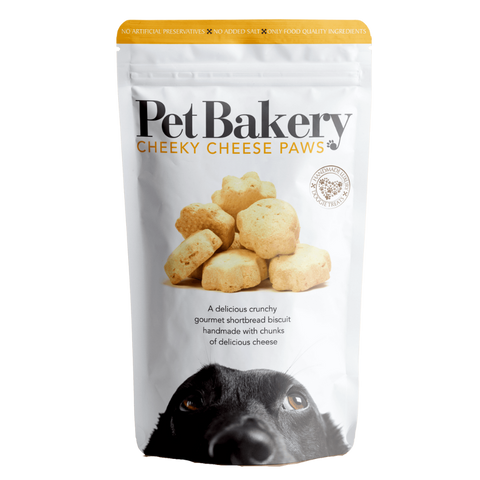 Pet Bakery Cheeky Cheese Paws - Natural Dog Treats.