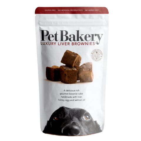 Pet Bakery Luxury Liver Brownies - Natural Treats For Dogs.