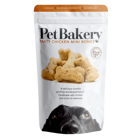 Pet Bakery Tasty Chicken Mini Bones - Natural Treats For Dogs.