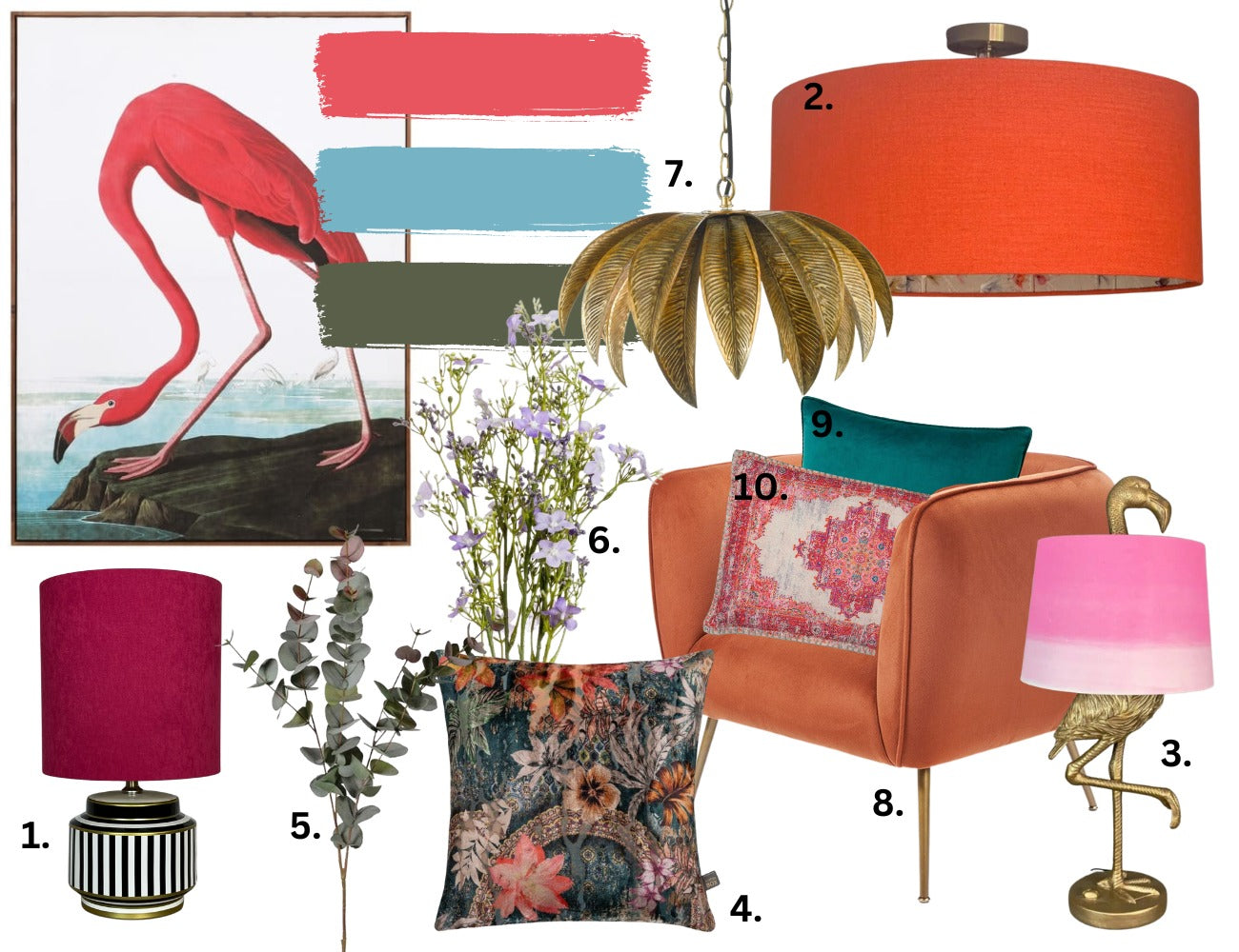 Viva Magenta Mood Board