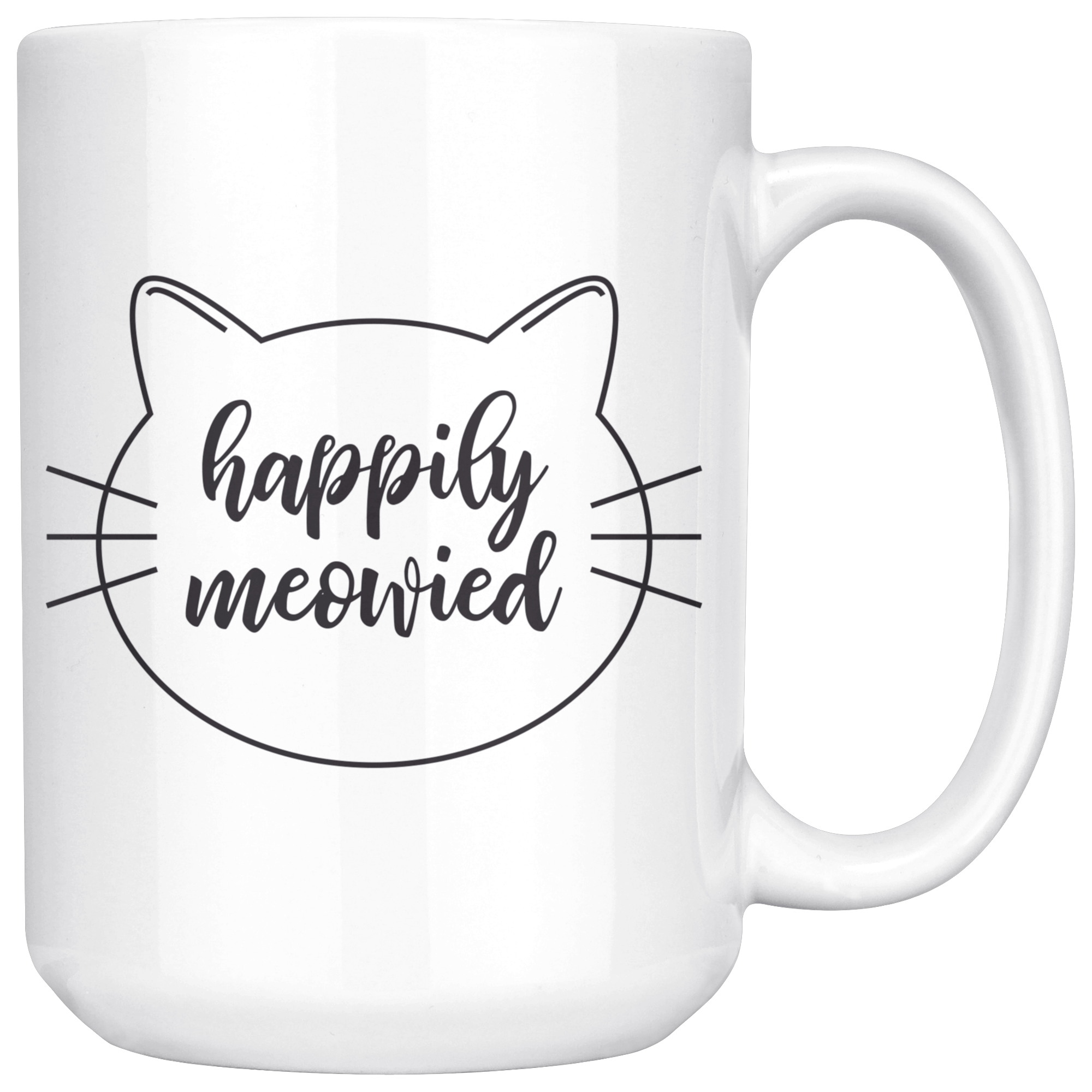 Happily Meowied 15oz Coffee Mug