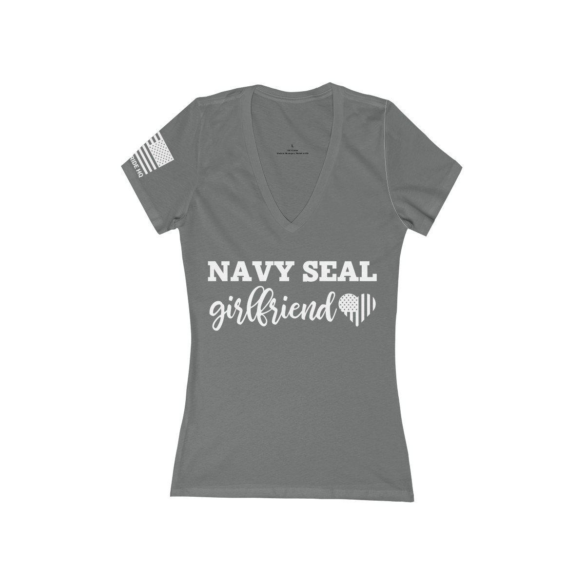 Navy Seal Girlfriend Women S V Neck Tee American Pride Hq