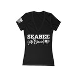 Seabee Girlfriend Women's V-Neck Tee