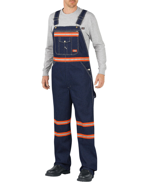 Dickies [VB505NB] Enhanced Visibility Denim Bib Overalls