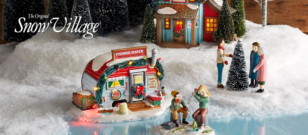 Department 56, New England Village, To a Good Day's Fishing – The Partridge  Tree