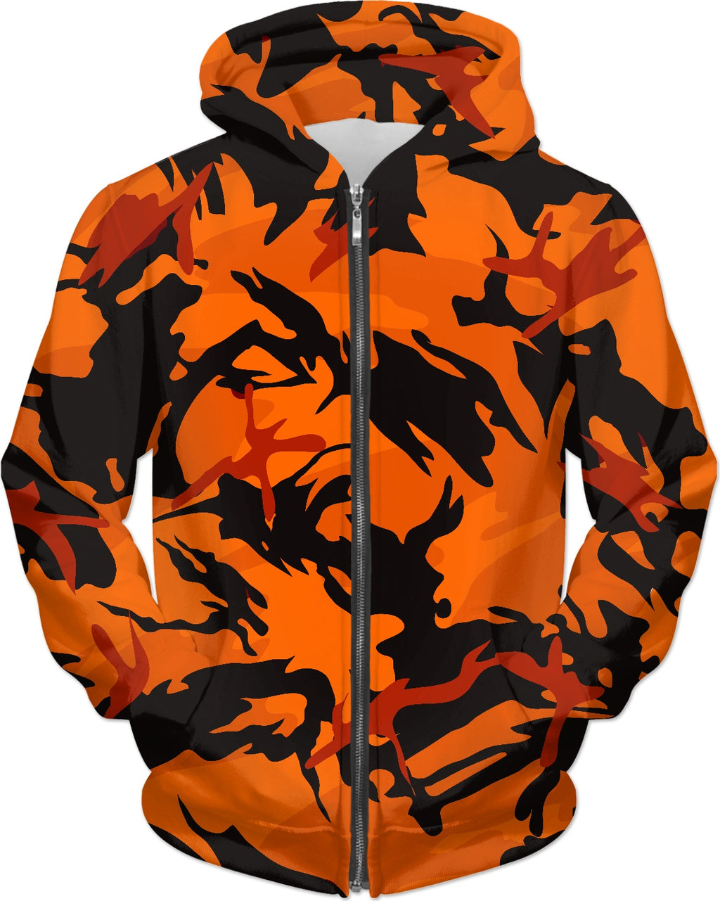 blaze orange camo sweatshirt