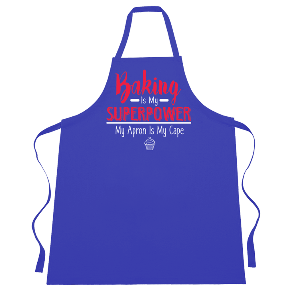 Baking is my superpower my apron is my cape funny slogan cooking bakin ...