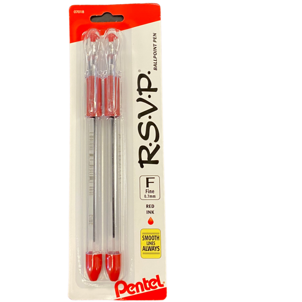 Pentel Rsvp Pen Fine Point -Black - MICA Store