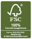 FSC 100% label