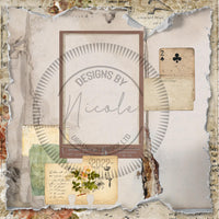 Project Page kits ~ Vintage Summer 6x6"